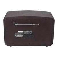Muse Digitale radio, DAB+ FM, wekker, dubbel alarm, (M-135 DBT) LCD-display, 2 x 5 watt, sluimerfunctie, USB-AUX-IN telefoonaansluiting, donkergrijs, - thumbnail