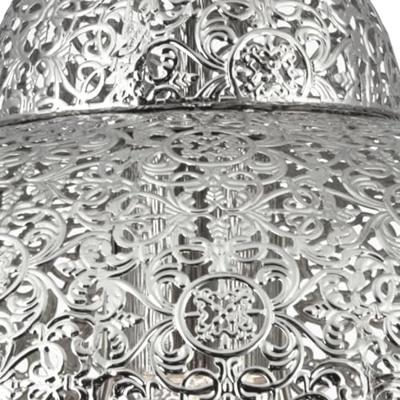 Searchlight Marokaanse stijl hanglampFretwork RVS - 9221-1SS