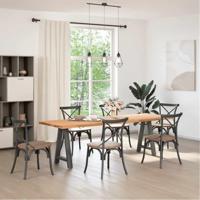 Salontafelpoten 2 st A-vormig 60x(72-73) cm staal antraciet - thumbnail