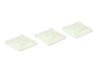 ACT CT1260 Tie Wrap Kabelbinder Houder Kleef - Max. Breedte: 4,60 mm | 100 stuks - thumbnail