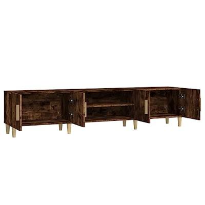 Tv-meubel 180x31,5x40 cm bewerkt hout gerookt eikenkleurig