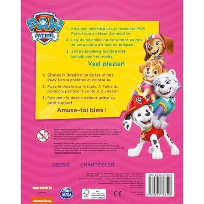 Paw Patrol Prikblok (roze) Paw Patrol Prikblok (roze)