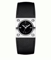 Horlogeband Michael Kors MK2202 Leder Zwart 24mm - thumbnail