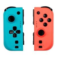 Joypads - Nintendo Switch en Switch OLED - KONIX - 8 uur batterijduur - Trilfunctie - Blauw en rood - thumbnail