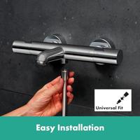Hansgrohe Ecostat Fine Opbouw badthermostaat, chroom - thumbnail