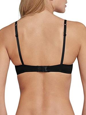 BH Beugel BH - Pure Cotton - Zwarte Katoenen bh met kant