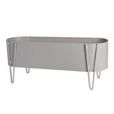 ProGarden Plantenbak 58x20x32 cm mat lichtgrijs