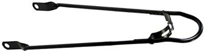 Spatbordstang 26" per stuk mat zwart met bumper