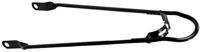 Spatbordstang 26" per stuk mat zwart met bumper - thumbnail
