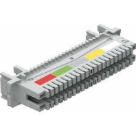 OBO Bettermann 5084008 OBO aansluitstrip LSA-A-verm 10 dubbele aders voor LSA plus Grijs Inhoud: 1 stuk(s)