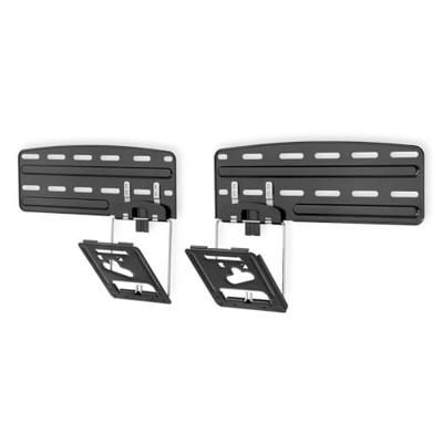 Nedis TVWM5065BK Vaste Tv-muurbeugel 43 - 85 " Maximaal Schermgewicht: 60 Kg Minimale Muurafstand: 7.50 Mm Staal Zwart