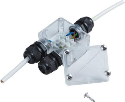 Heitronic 21041 Verdeler 2-voudig 230 V 4 cm Transparant Heitronic 21041 Verdeler 2-voudig 230 V 4 cm Transparant