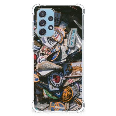 Samsung Galaxy A73 Anti-shock Hoesje met foto Badges Samsung Galaxy A73 Anti-shock Hoesje met foto Badges