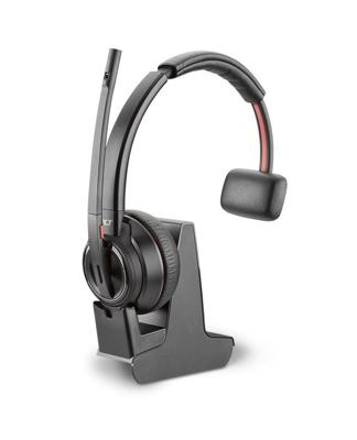 POLY W8210 Headset Draadloos Hoofdband Kantoor/callcenter Bluetooth Zwart