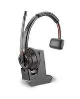 POLY W8210 Headset Draadloos Hoofdband Kantoor/callcenter Bluetooth Zwart - thumbnail