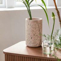 Zuiver Vaas 'Fajen' Terrazzo, 25cm hoog, kleur Roze - thumbnail