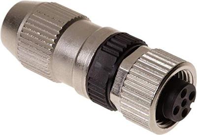 HARTING 21031112405 Sensor/actuator connector, niet geassembleerd M12 Aantal polen (sensoren): 4 Bus, recht 1 stuk(s) Piece