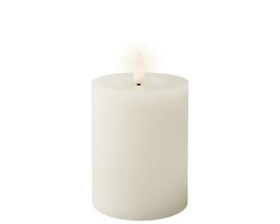 LED Kaars wax wit Ø7xH11,2cm