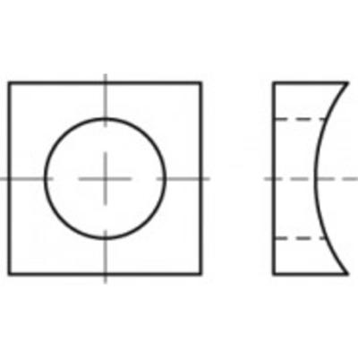 TOOLCRAFT TO-5444172 Pasring 24 mm 88061 Kneedbaar Thermisch verzinkt 1 stuk(s)
