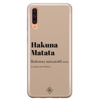 Samsung Galaxy A50/A30s siliconen hoesje - Hakuna matata - thumbnail