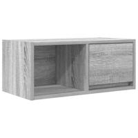 TV-meubel 60x31x25,5 cm bewerkt hout grijs sonoma eikenkleurig - thumbnail