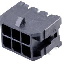 Molex 430450600 Male header, inbouw (standaard) Totaal aantal polen: 6 Rastermaat: 3 mm Inhoud: 1 stuk(s) Tray - thumbnail
