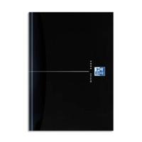 Oxford Office Essentials schrift, harde kaft, 192 bladzijden, gelijnd, ft A5, smart black - thumbnail