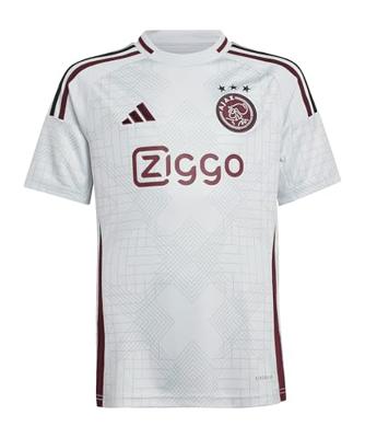 Ajax Shirt 3rd Junior 2024/2025 - Maat 128 - Kleur: RoodGrijs | Soccerfanshop