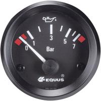 Equus 842095 Inbouwmeter (auto) Oliedrukweergave Meetbereik 0 - 7 bar Standart Geel, Rood, Groen 52 mm - thumbnail
