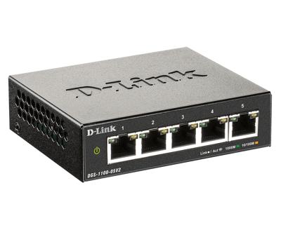 Switch D-Link DGS-1100-05V2/E 5xGbE
