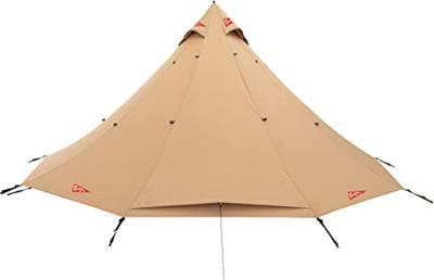Spatz Wigwam 5 Btc Familietent Trekkerstent Brown Sand