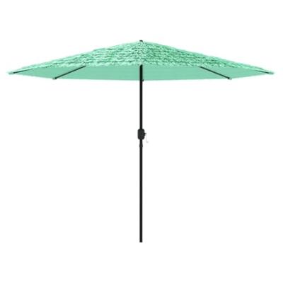 VidaXL Parasol met stalen paal 324x324x247 cm groen VidaXL Parasol met stalen paal 324x324x247 cm groen