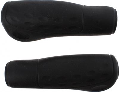 Westphal handvatten ellipsis, 122/122mm zwart met softgrip (werkplaatsverpakking)