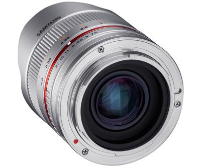 Samyang 8mm F2.8 II lens voor aansluiting Fuji X - zilver