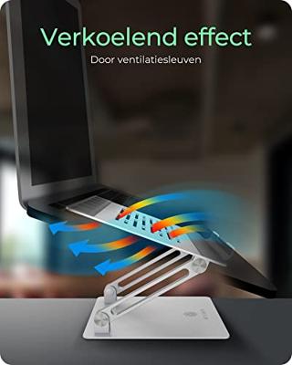 ICY BOX IB-NH300, Notebookhalter höhenverstellbar, Aluminium, für Notebooks bis 17 Laptophouder In hoogte verstelbaar ICY BOX IB-NH300, Notebookhalter höhenverstellbar, Aluminium, für Notebooks bis 17 Laptophouder In hoogte verstelbaar