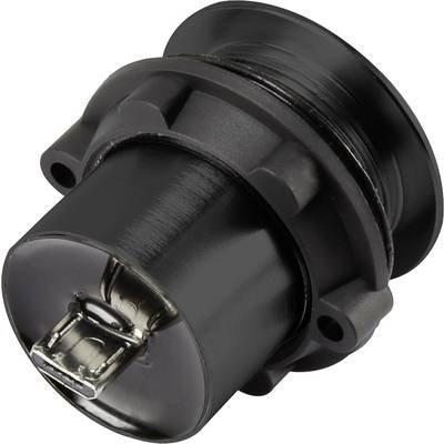 TRU COMPONENTS Micro USB-01-BK Micro-USB-inbouwbus 2.0 Bus, inbouw Micro-USB-A-bus naar micro-USB-B-stekker Inhoud: 1 stuk(s)