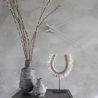 NeXtime ne-2269zi wandklok dia. 85 cm, aluminium, zilver, hands - thumbnail