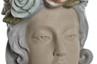 Grondlegger Home ESPRIT Multicolour Crème Magnesium chica 32 X 30 X 48 cm - thumbnail