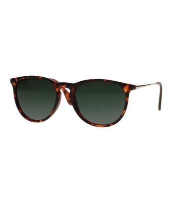 Spectrum zonnebril tortoise goud groen glas unisex
