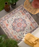 Heritaged Buitenkleed vierkant Vintage - Valenca Fino groen|blauw - - thumbnail