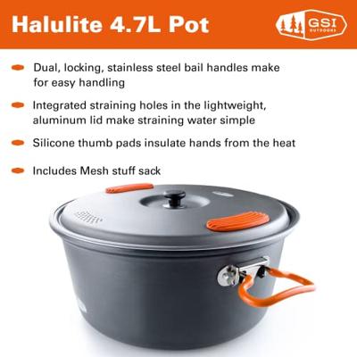 GSI Outdoors Halulite Pan Grijs