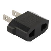 EU stekker naar Amerikaanse Plug Laderadapter Travel Power Adaptor met Verenigde Staten Socket Plug(Black) - thumbnail