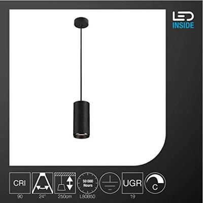 SLV HanglampNuminos L zwart 4000K - 24gr - 1004354
