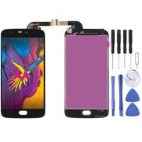 LCD-scherm en digitizer volledige montage voor Motorola Moto G5S (zwart) - thumbnail