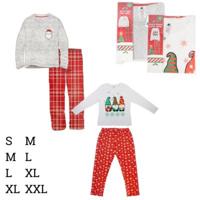 Kerst pyjama dames en heren 2-delig assorti | 12 stuks - thumbnail