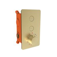 Inbouw Douchekraan Best Design Clic Nancy 2-weg Thermostaat Mat Goud - thumbnail