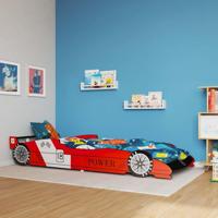 Kinderbed raceauto rood 90x200 cm - thumbnail