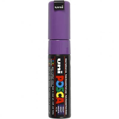 Paintmarker uni posca pc8k b schuin paars