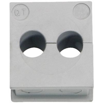 Icotek QT 2/4 Kabeldoorvoering Klem-Ø (max.) 4 mm Elastomeer Grijs 1 stuk(s)
