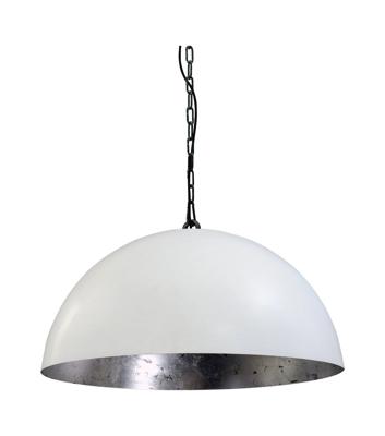 Masterlight Stoere hanglampIndustria 50 wit met oudzilver - 2197-06-37-K